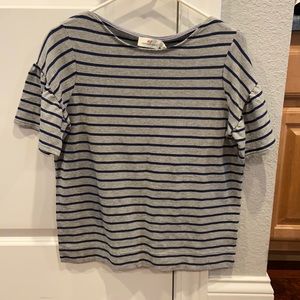 Vineyard Vines Flutter Sleeve Knot Top
